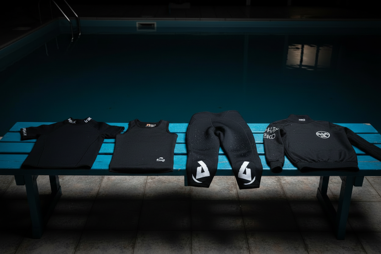Canoe polo kleding zonder logo's op borst